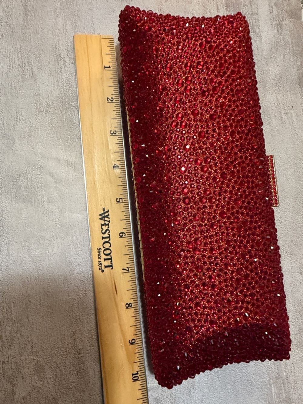 Elegant Red Clutch Bag - Picture 7 of 11